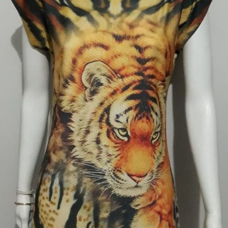 Vestido Leão curto