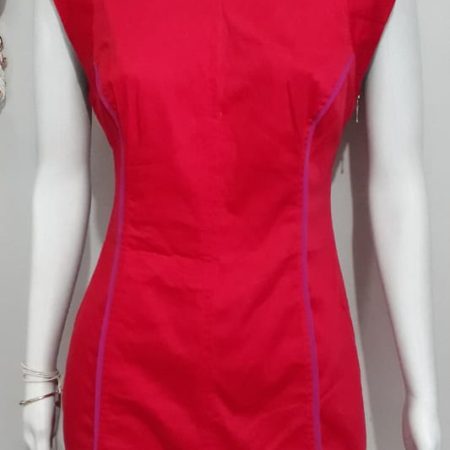 Vestido laranja curto